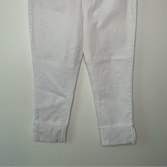 Seven7 Premium Quality Skin Fit High Rise Ankle Cropped Jeans White Size 12 - Picture 4 of 10